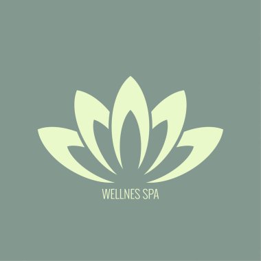 Soyut vektör logo öğesi.