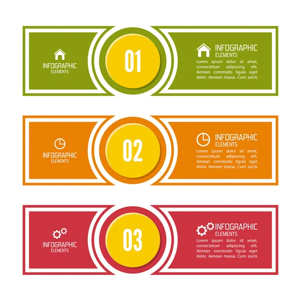 Graphique comparatif avec bannière — Image vectorielle