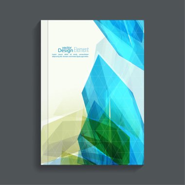 renkli kristaller ile Dergi kapağı