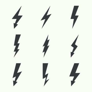 Elektrik yıldırım ile arka plan.