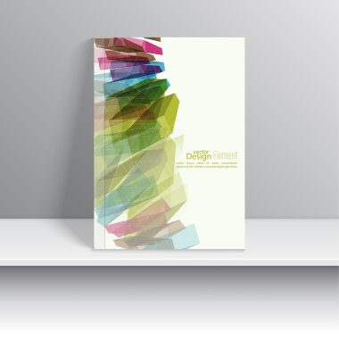 renkli kristaller ile Dergi kapağı