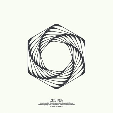 Geometrik şekilli soyut arkaplan