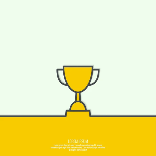 Χρυσό Κύπελλο του νικητή — Διανυσματικό Αρχείο