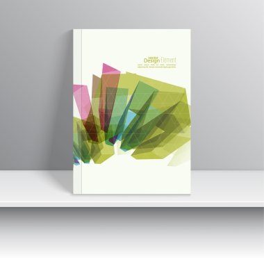 renkli kristaller ile Dergi kapağı