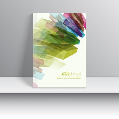 renkli kristaller ile Dergi kapağı