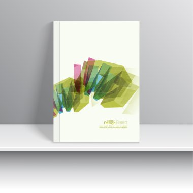 renkli kristaller ile Dergi kapağı