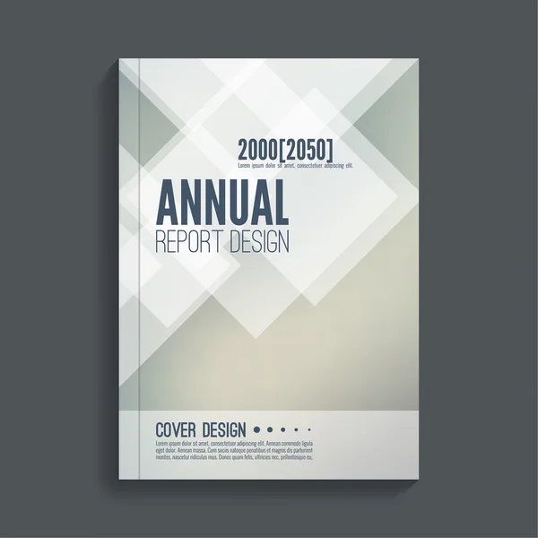 Broschüre Jahresbericht. — Stockvektor