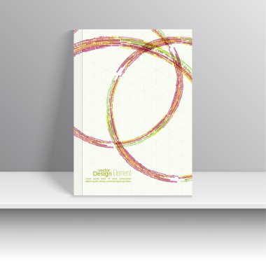 Dergi kapağı. Vektör