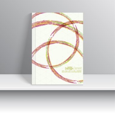 Dergi kapağı. Vektör