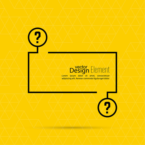 Пустой шаблон знака вопроса
.