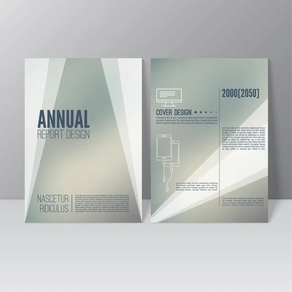 Brochure Rapport annuel . — Image vectorielle
