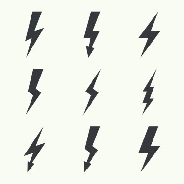 Elektrik yıldırım ile arka plan.