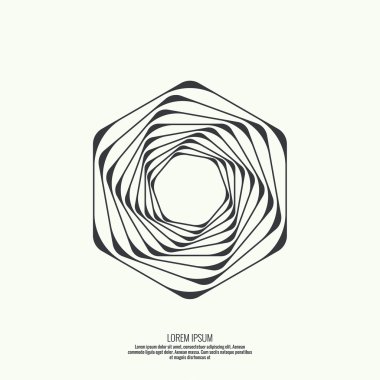 Geometrik şekilli soyut arkaplan