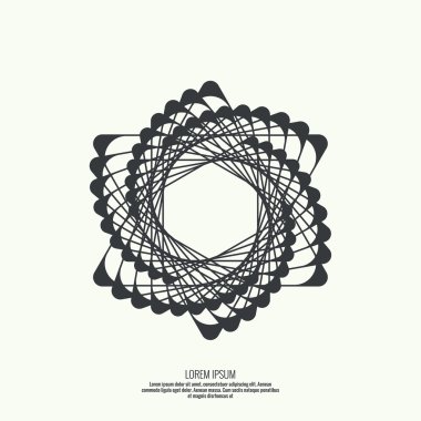 Geometrik şekilli soyut arkaplan