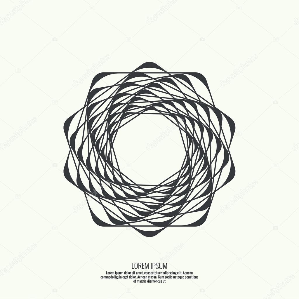 Abstract background with geometric shapes Stock Vector Image by