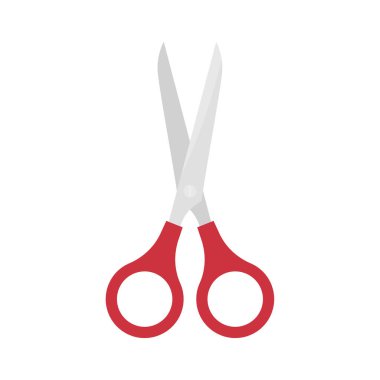 Vektör siyah makas simgesi