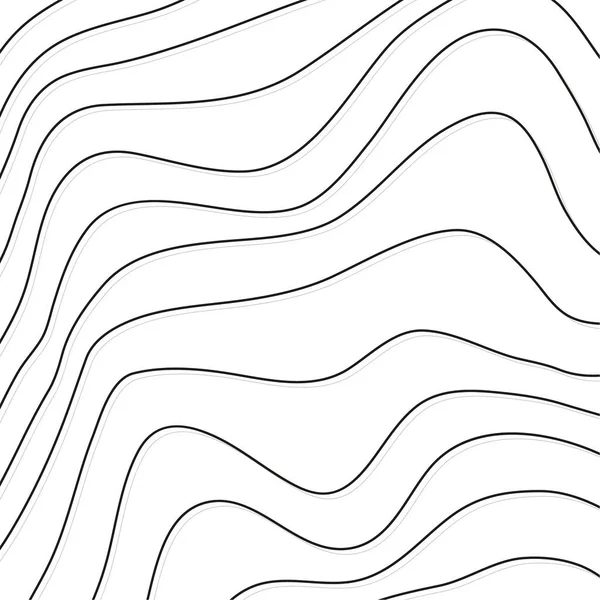 Textura monocromática de onda distorsionada. — Vector de stock