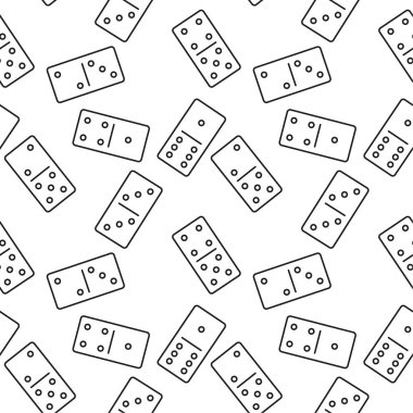 Vektörsüz domino deseni.