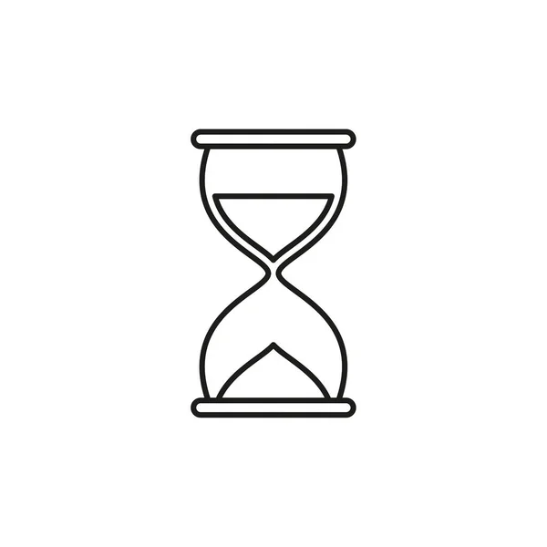 Reloj de arena icono vectorial. — Archivo Imágenes Vectoriales