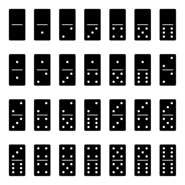 Domino taşının vektör kümesi