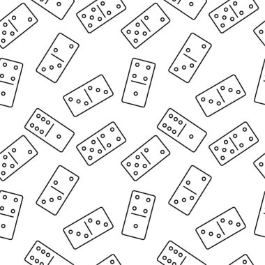 Vektörsüz domino deseni.