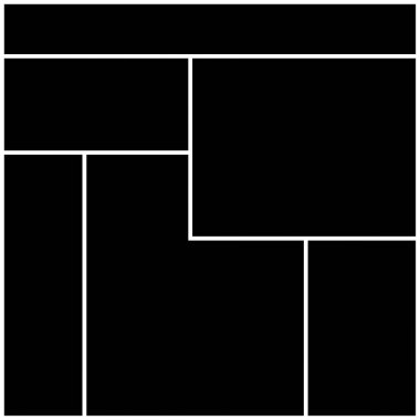 Fotoğraf kolajı şablonları.