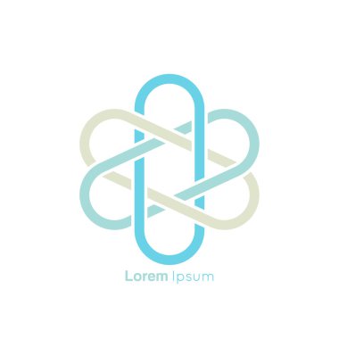 Soyut vektör tasarımı