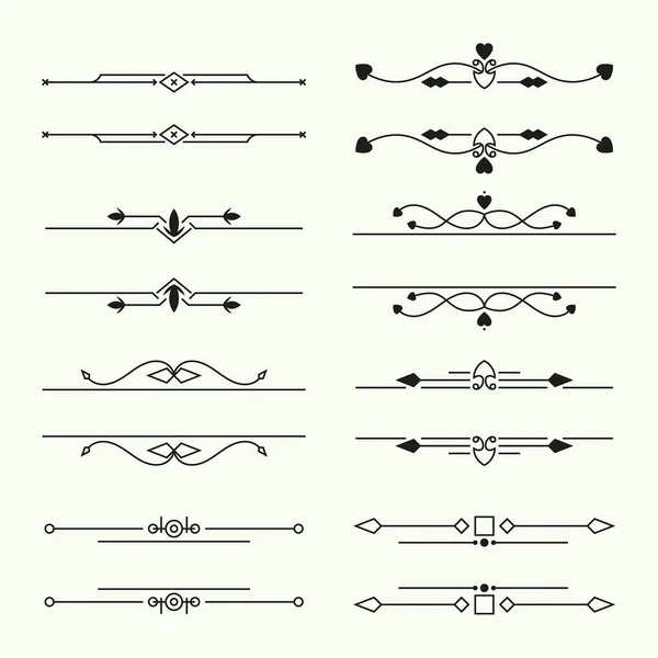 Tekst frame dunne lijn. — Stockvector