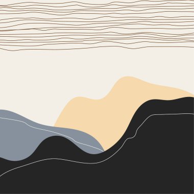 Soyut çağdaş estetik arka plan