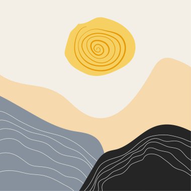 Soyut çağdaş estetik arka plan