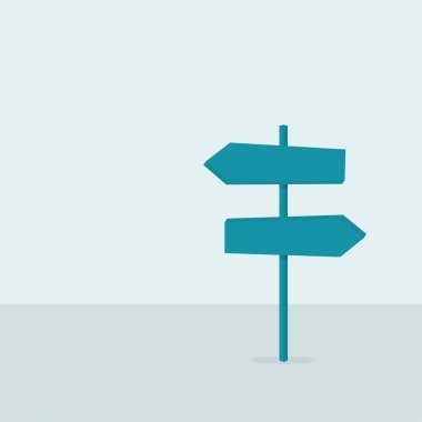 İşaret levhası ile vektör arkaplanı