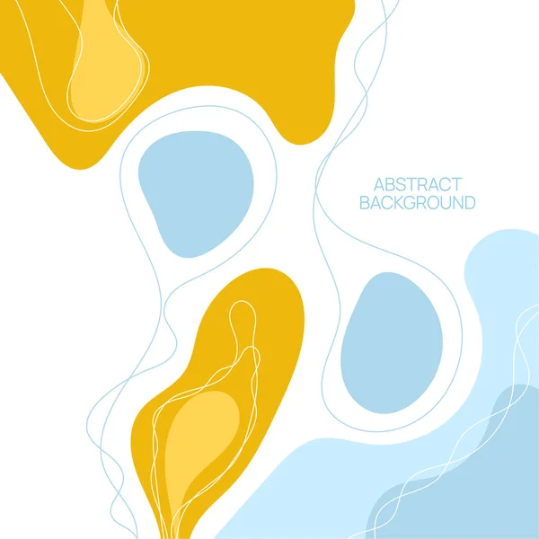 Abstracte achtergrond met organische stroming. — Stockvector