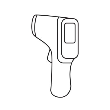 Vektör simgesi termometresi