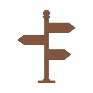 Yönlendirme işaretleyici vektör simgesi