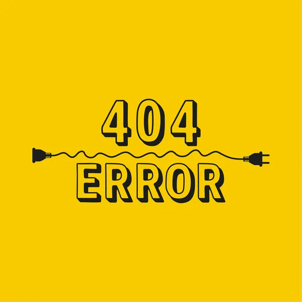 404 Verbindungsfehler. Vektorhintergrund — Stockvektor