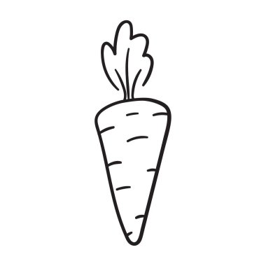 Vektör havuç simgesi