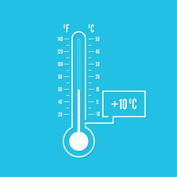 Meteoroloji termometresi — Stok Vektör