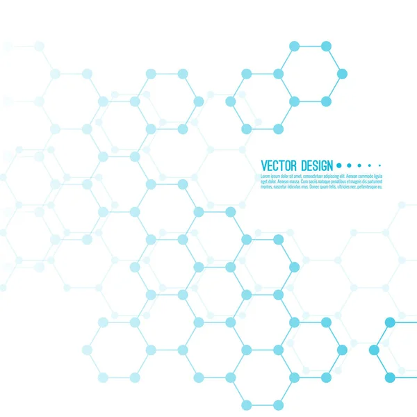 Wetenschappelijke abstracte achtergrond — Stockvector