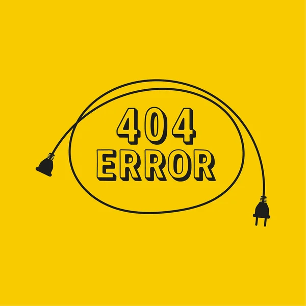 Błąd połączenia 404. Wektor abstrakcyjne tło — Wektor stockowy