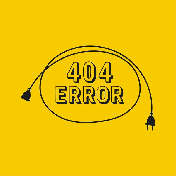 404 Verbindungsfehler. Vektor abstrakter Hintergrund — Stockvektor