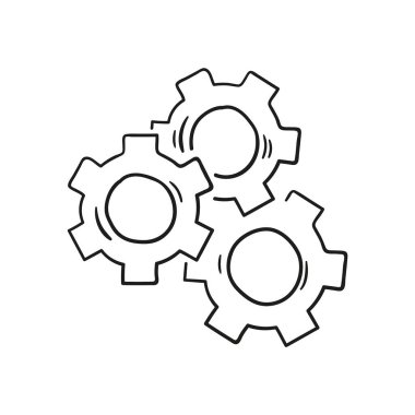 Çarklar ve çark simgesi.