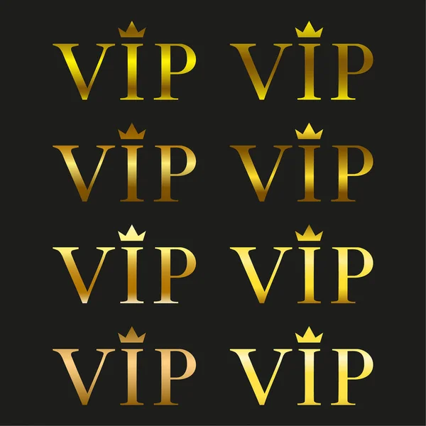 Reeks vectorvip-pictogrammen — Stockvector