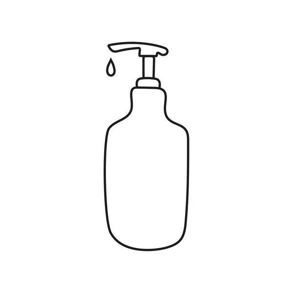 Vetor ícone higienizador de mão — Vetor de Stock