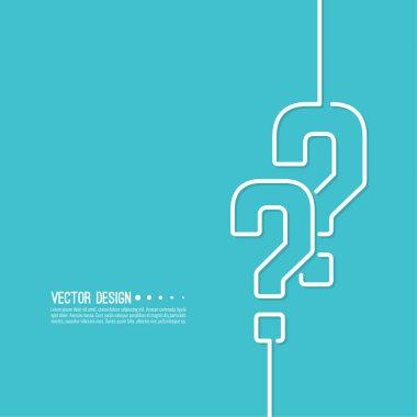 Soru işareti simgesi.