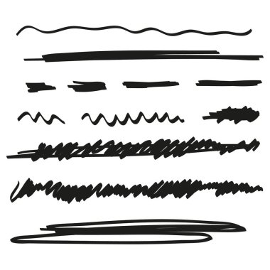 El çizilmiş vektör kümesi altı çizili.