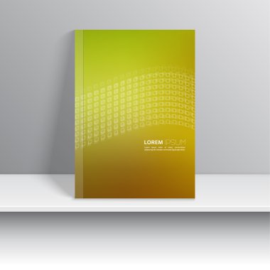 dergi kapakları için vektör şablonu