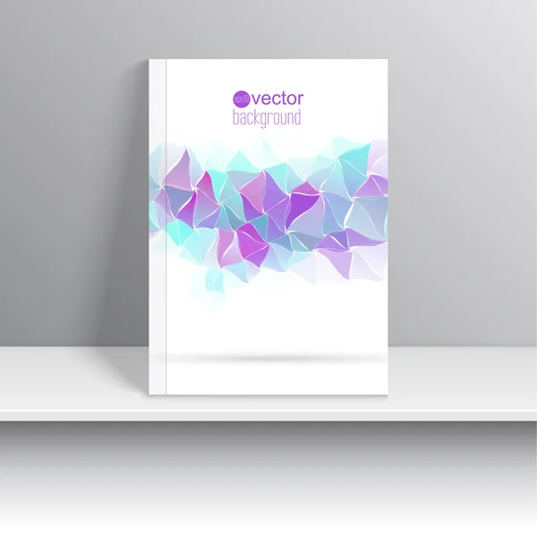 Vector sjabloon voor tijdschriftdekking, brochures — Stockvector