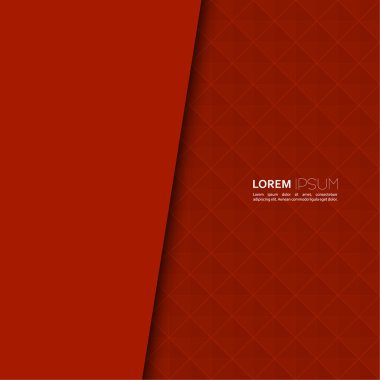 Vektör kırmızı arka plan ile boş