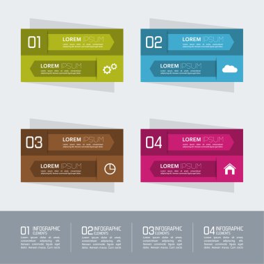 Numaraları ve işaretleri ile çok renkli kağıt sopa.