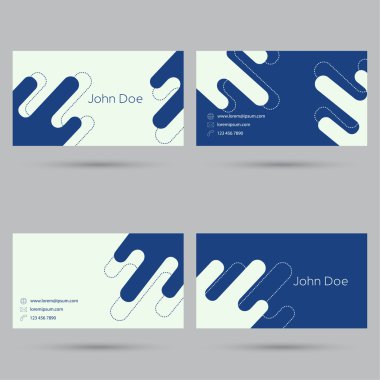 Trendy kartvizit şablonu